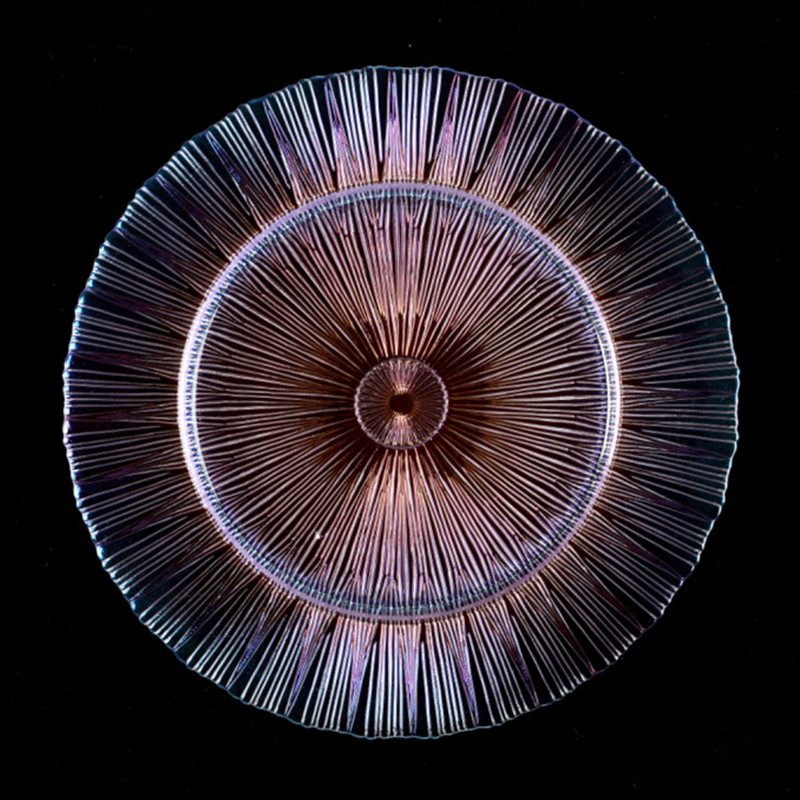 glass charger plate 1 Wholesale Glass Charger Plate PZ-052 - Image 1